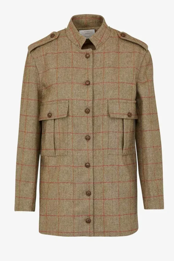 Giuliva Heritage Officer Jacket in Wool Tweed<Women Jackets