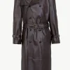 Giuliva Heritage Oscar Trench Coat in Leather< Coats