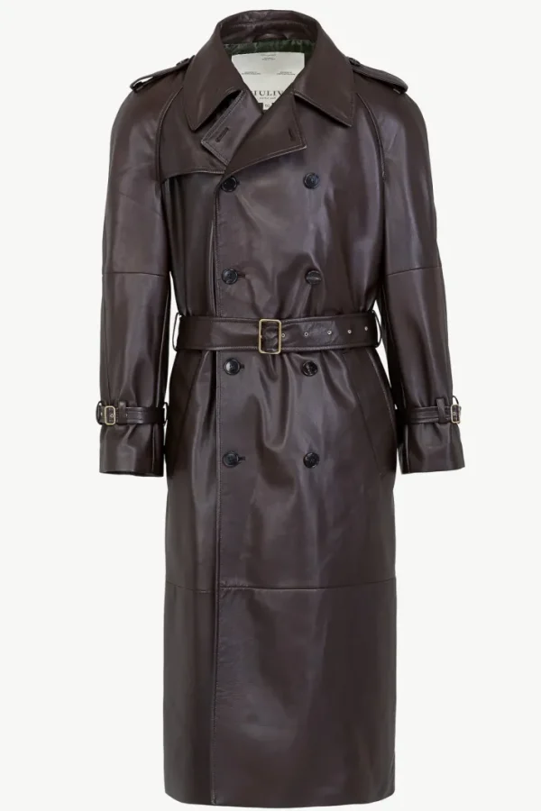 Giuliva Heritage Oscar Trench Coat in Leather<Women Coats