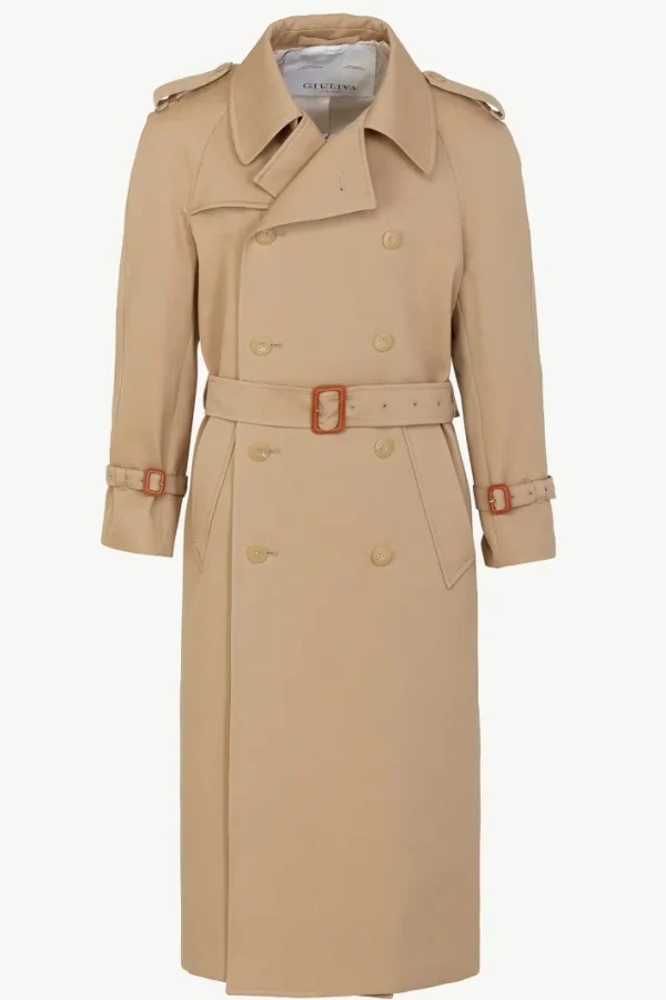 Giuliva Heritage Oscar Trench Coat in Rainproof Cotton< Coats