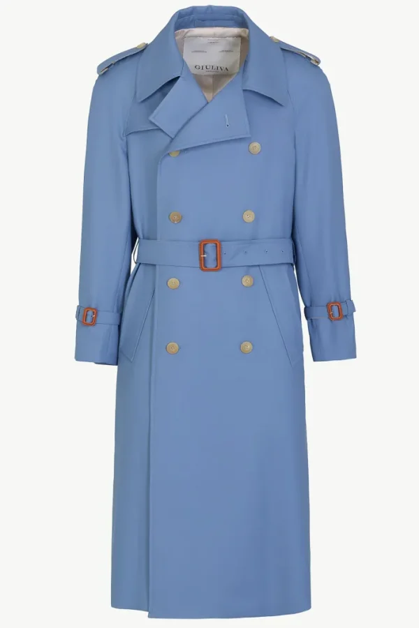 Giuliva Heritage Oscar Trench Coat in Virgin Wool< Coats