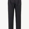 Giuliva Heritage Other Smoking Trousers in Wool Flannel<Women Trousers