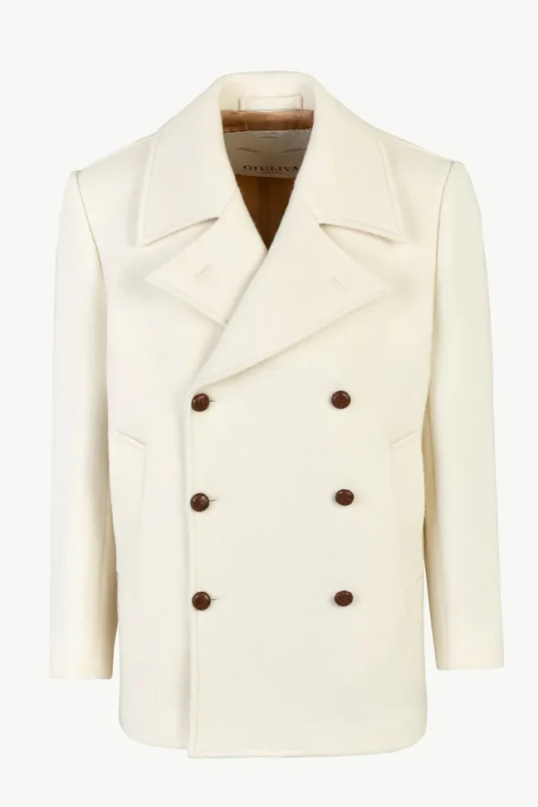 Giuliva Heritage Ottone Coat in Textured Wool< Coats