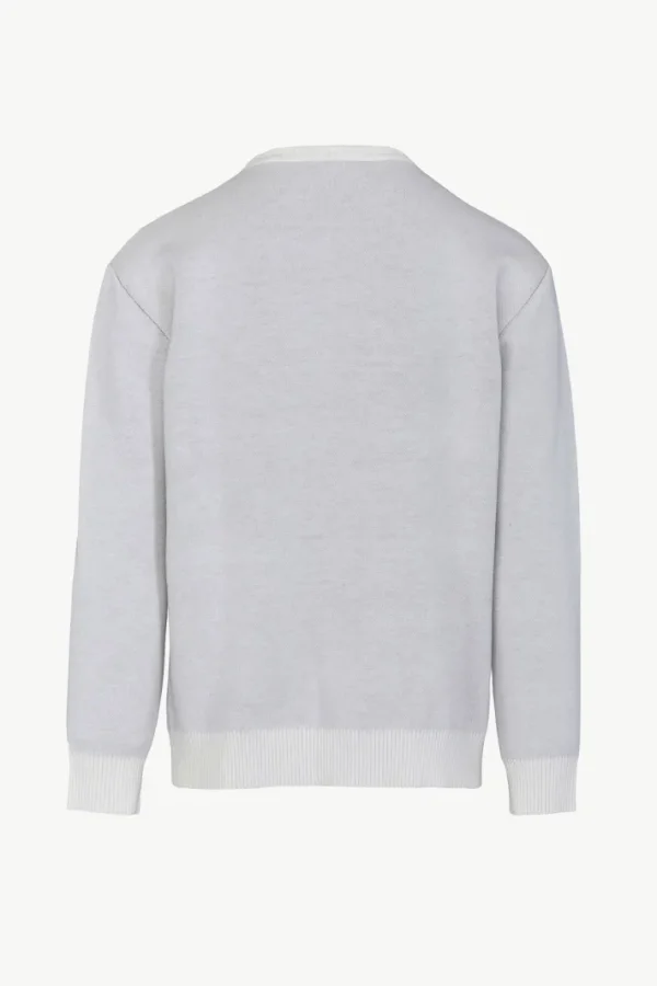 Giuliva Heritage Ottone Sweater in Virgin Wool Jacquard< Knitwear