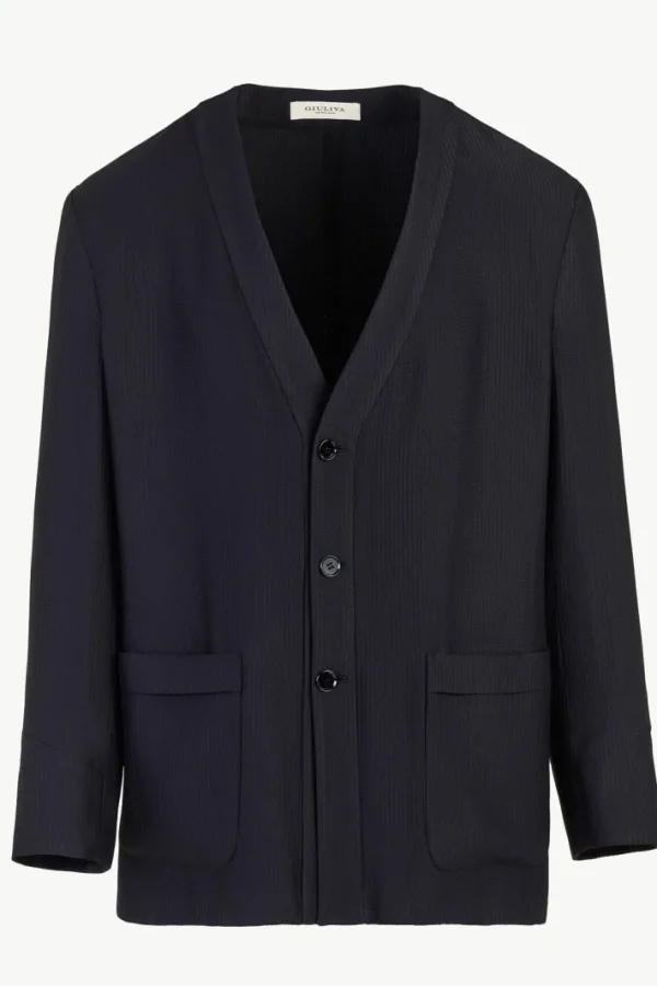 Giuliva Heritage Pablo Blazer in Textured Silk Blend< Blazers