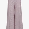 Giuliva Heritage Paola Trousers in Striped Linen<Women Trousers