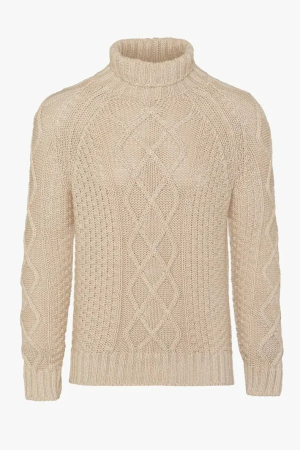 Giuliva Heritage Priamo Sweater in Linen Knit< Knitwear