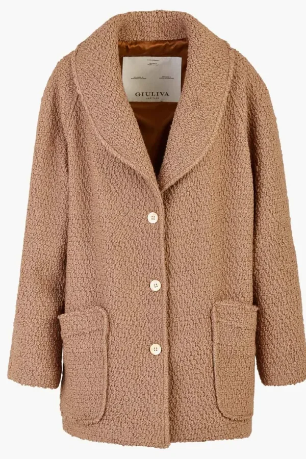 Giuliva Heritage Rosella Coat in Chunky Virgin Wool<Women Coats