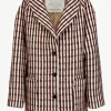 Giuliva Heritage Rosella Coat in Chunky Wool Stripes<Women Coats