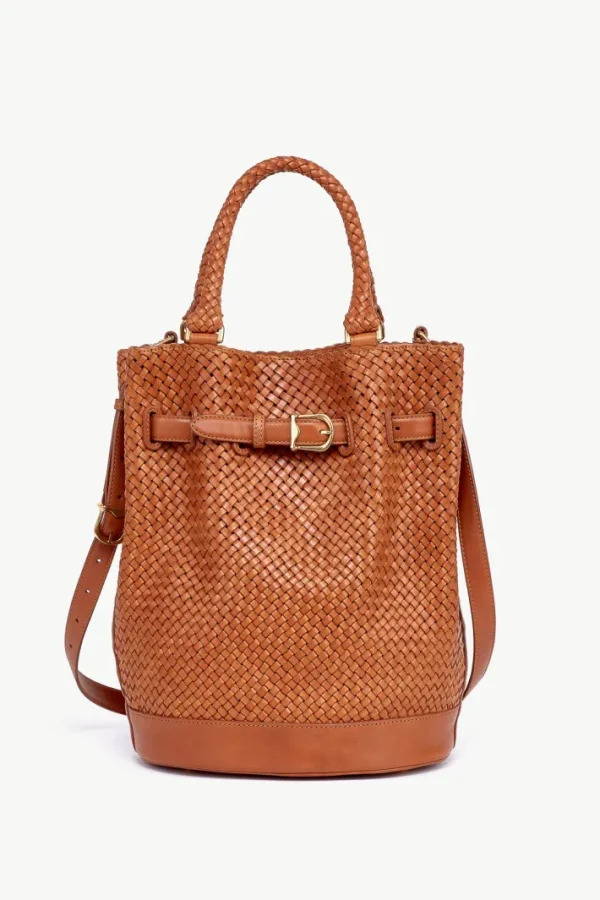 Giuliva Heritage Secchiello Bag in Braided Leather<Women Bags