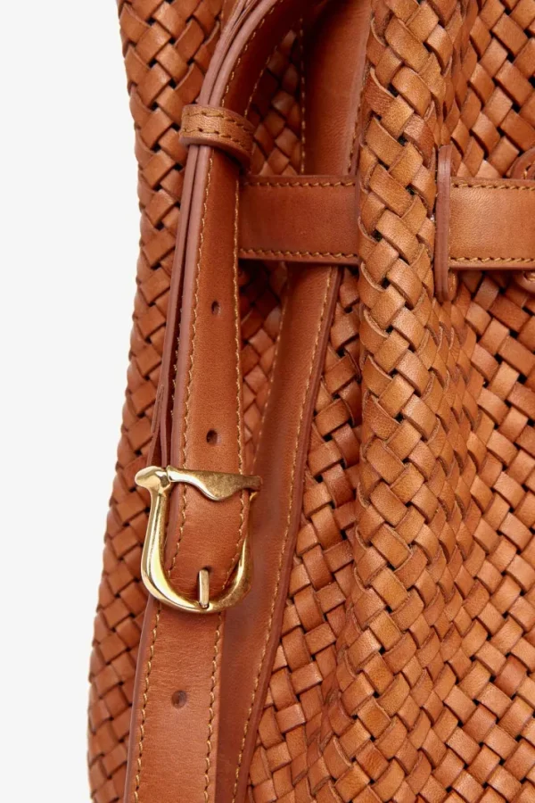 Giuliva Heritage Secchiello Bag in Braided Leather<Women Bags