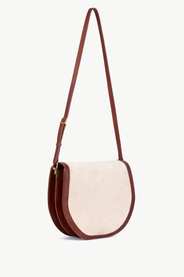 Giuliva Heritage Sella Bag in Suede and Leather<Women Bags