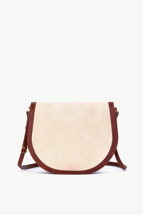 Giuliva Heritage Sella Bag in Suede and Leather<Women Bags