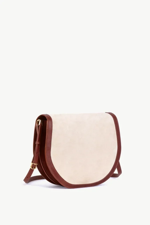 Giuliva Heritage Sella Bag in Suede and Leather<Women Bags