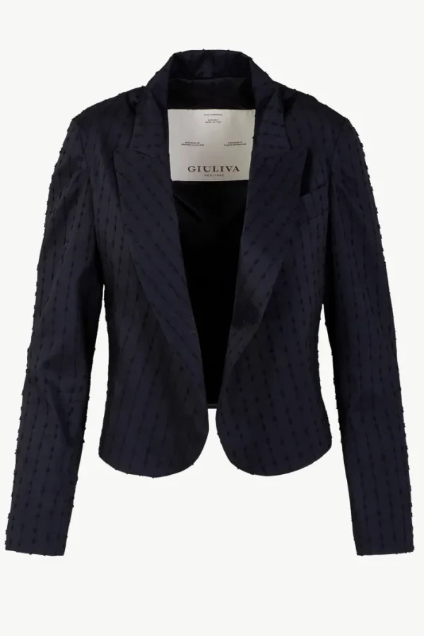 Giuliva Heritage Selva Blazer in Silk Blend Stripes<Women Blazers