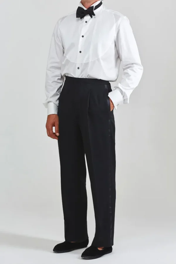 Giuliva Heritage Smoking Trousers in Wool Barathea< Trousers