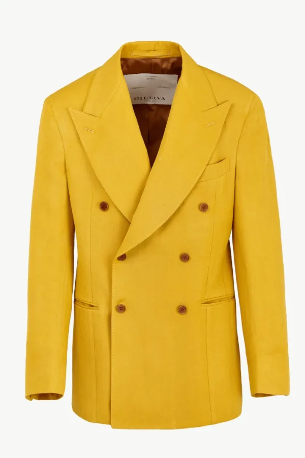 Giuliva Heritage Stefano Blazer in Linen and Silk< Blazers