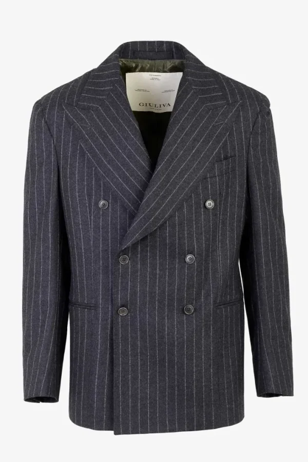 Giuliva Heritage Stefano Blazer in Wool Pinstripe< Blazers