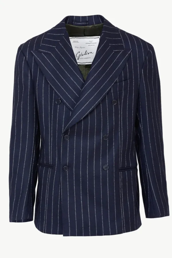 Giuliva Heritage Stefano Blazer in Wool Pinstripe< Blazers