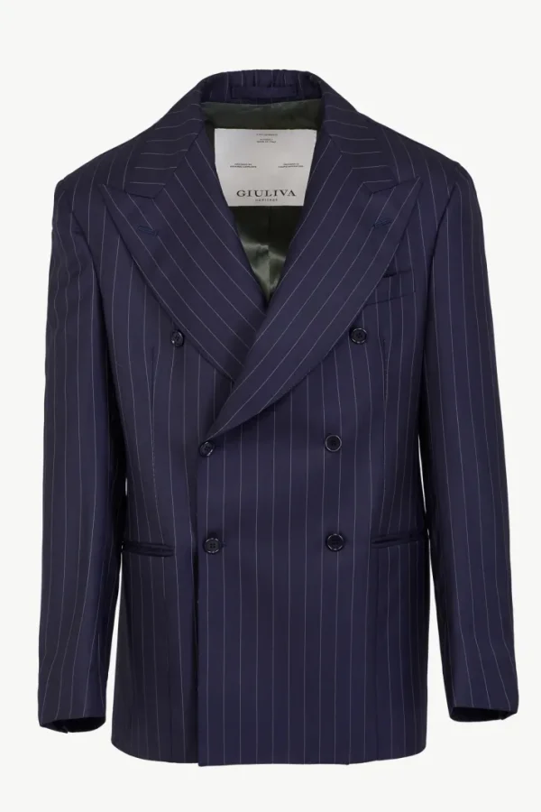 Giuliva Heritage Stefano Blazer in Wool Pinstripe< Blazers