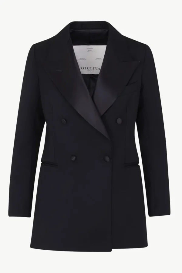 Giuliva Heritage Stella Blazer in Wool and Silk<Women Blazers