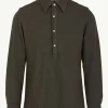 Giuliva Heritage Taddeo Polo in Wool and Cotton Jersey< Polos