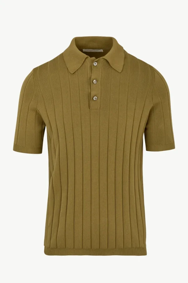 Giuliva Heritage Tazio Polo in Cotton Knit< Knitwear