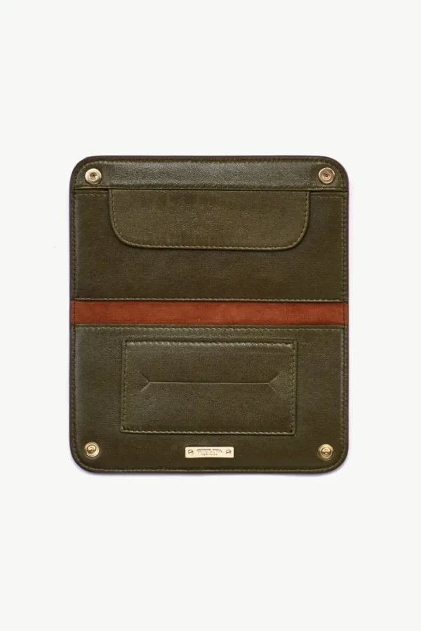 Giuliva Heritage Tobacco Pouch in Leather and Suede<Women Leather Goods | Leather Goods