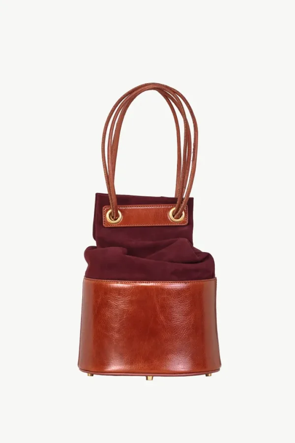 Giuliva Heritage Treasure Bag in Suede and Leather<Women Bags