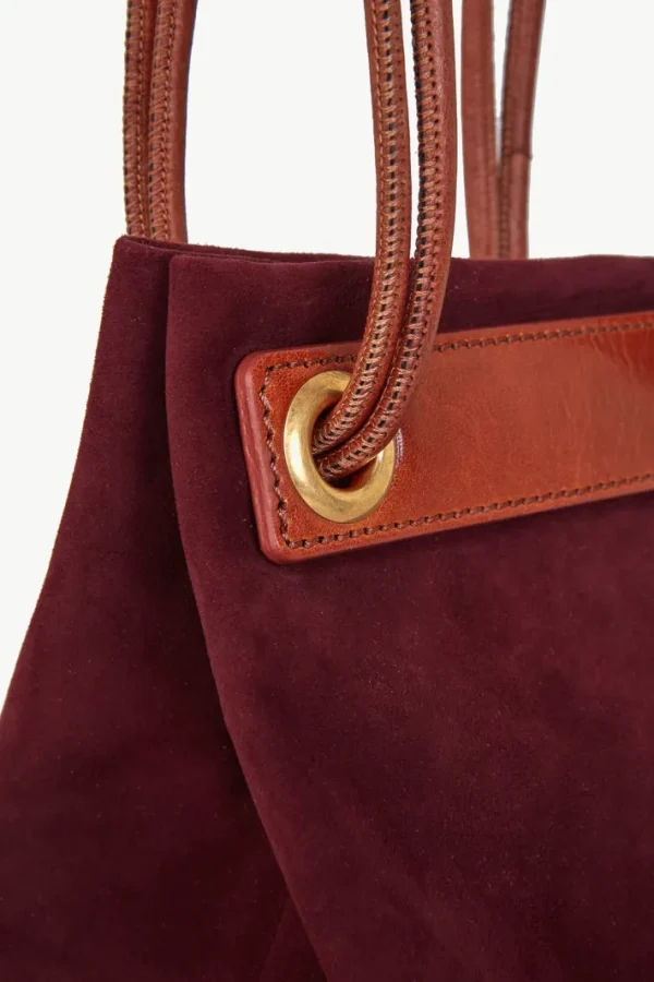 Giuliva Heritage Treasure Bag in Suede and Leather<Women Bags