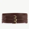 Giuliva Heritage Trio Belt in Leather<Women Accessories