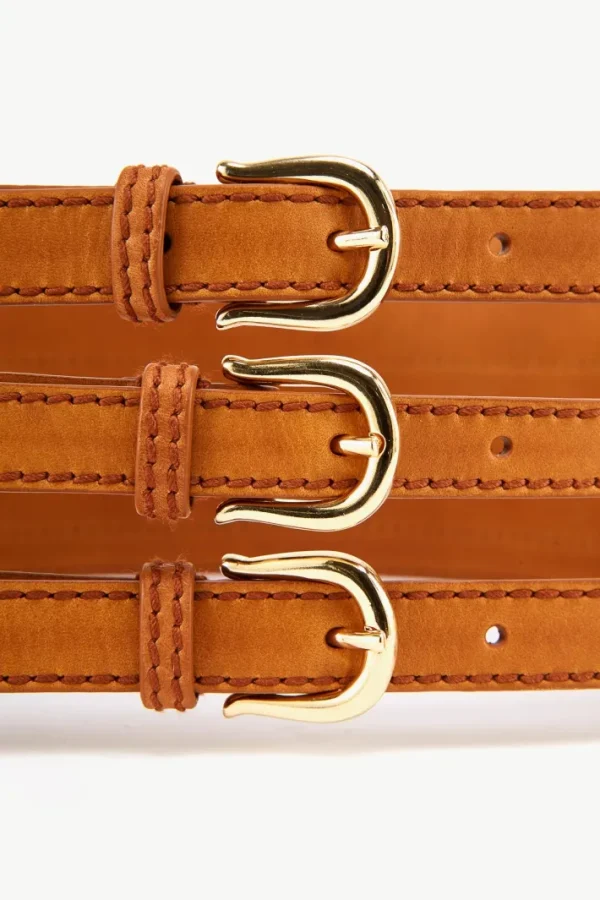 Giuliva Heritage Trio Belt in Leather<Women Accessories