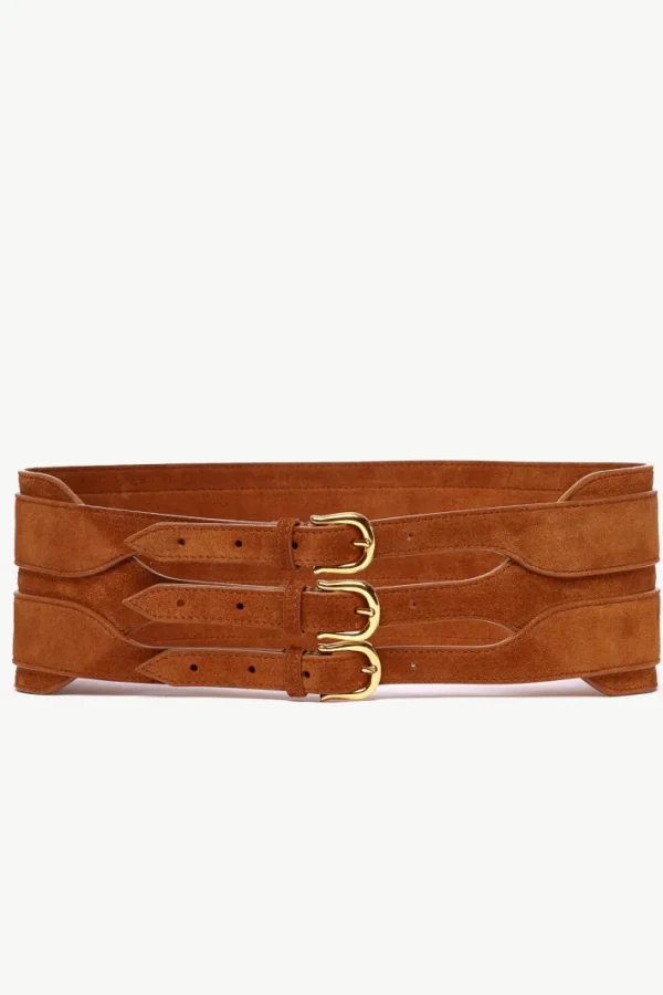 Giuliva Heritage Trio Belt in Suede<Women Accessories