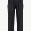 Giuliva Heritage Umberto Trousers in Wool Pinstripe< Trousers