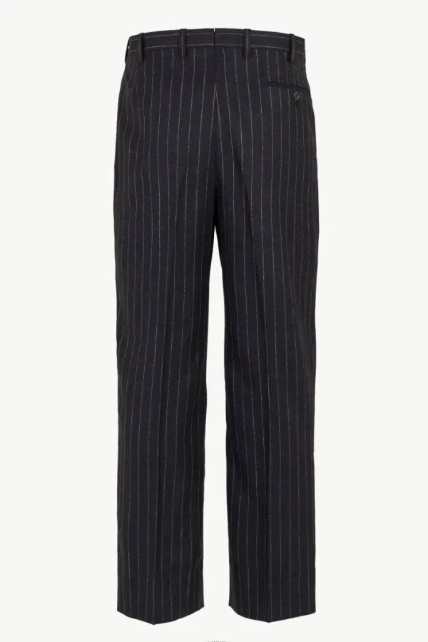 Giuliva Heritage Umberto Trousers in Wool Pinstripe< Trousers