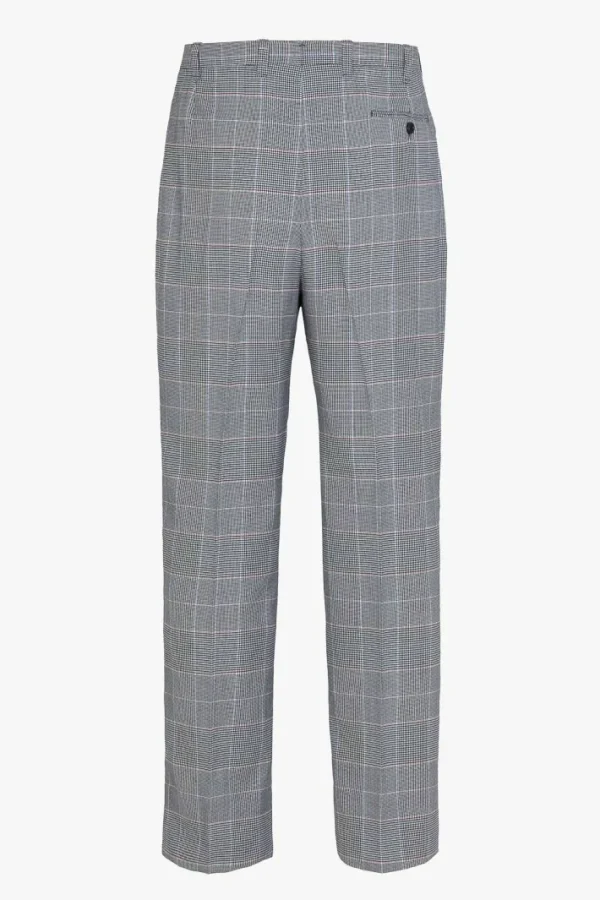 Giuliva Heritage Umberto Trousers in Wool Check< Trousers