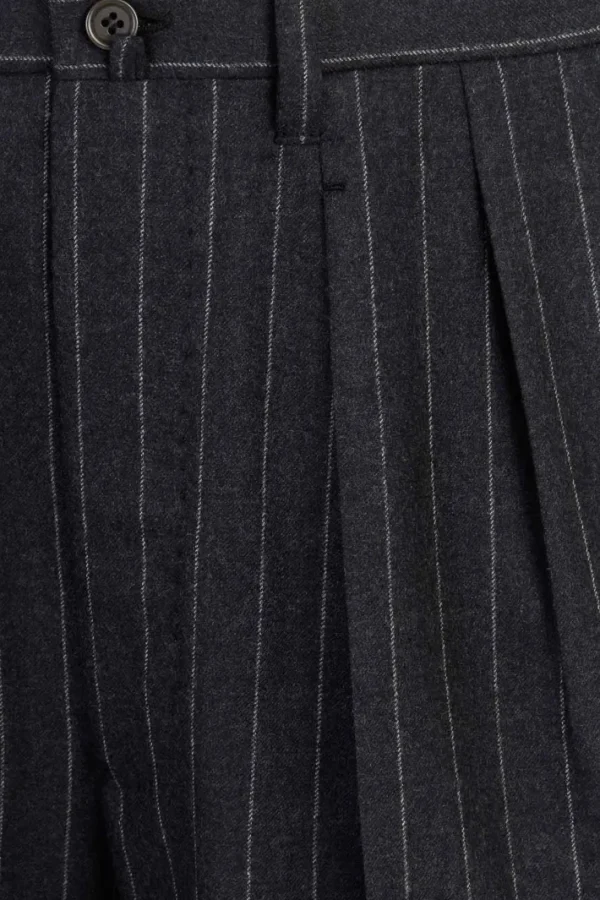 Giuliva Heritage Umberto Trousers in Wool Pinstripe< Trousers