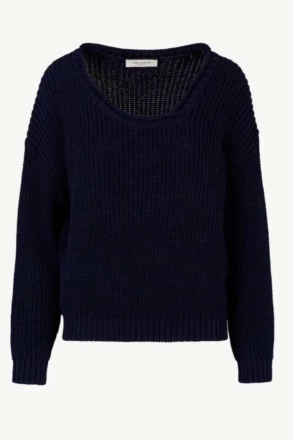 Giuliva Heritage Vilma Sweater in Cotton Knit<Women Knitwear