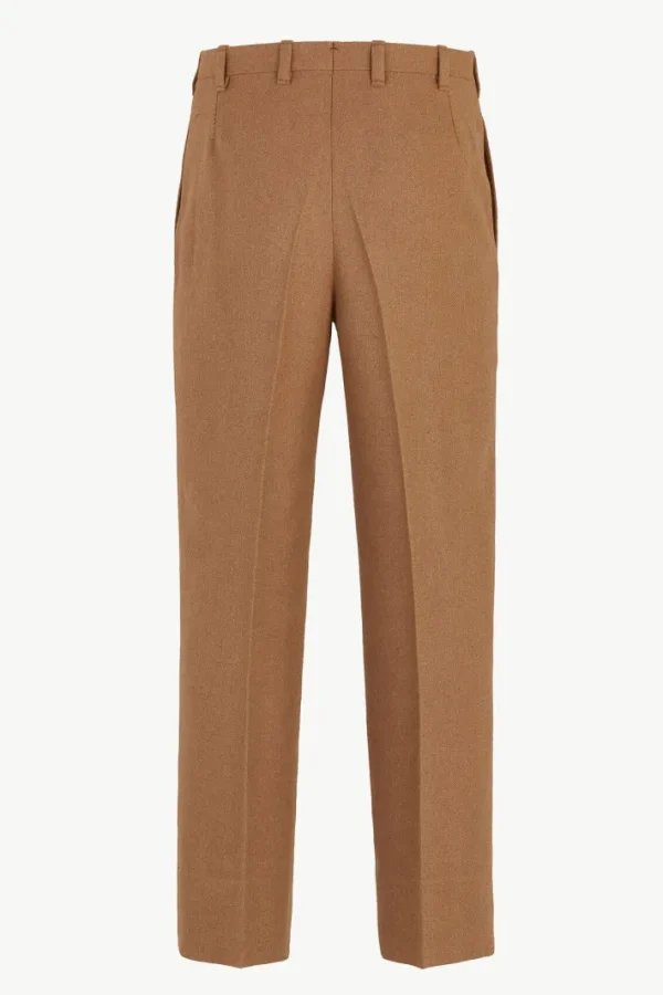 Giuliva Heritage Vito Trousers in Herringbone Camelhair< Trousers