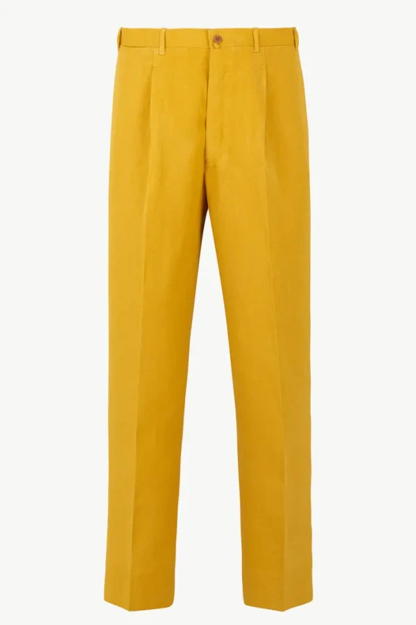 Giuliva Heritage Vito Trousers in Linen and Silk< Trousers