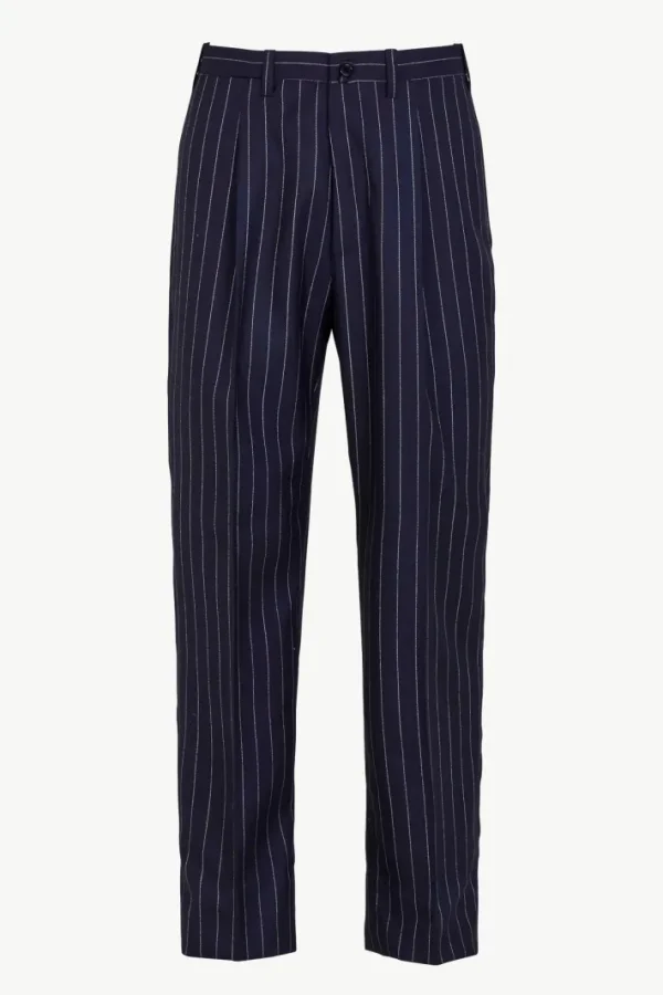 Giuliva Heritage Vito Trousers in Wool Pinstripe< Trousers