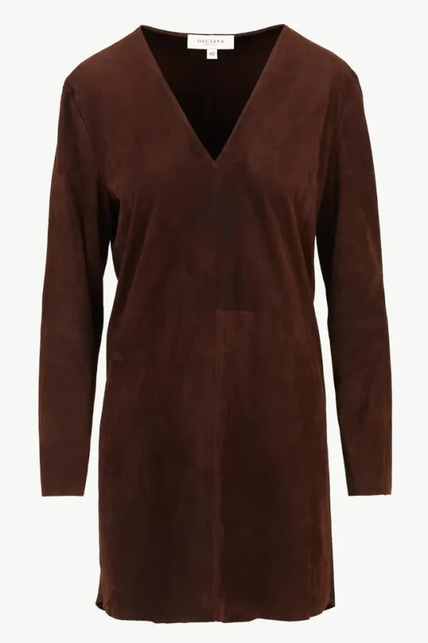 Giuliva Heritage Zita Dress in Suede<Women Dresses